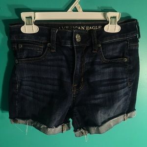 High- waisted Jean Shorts
